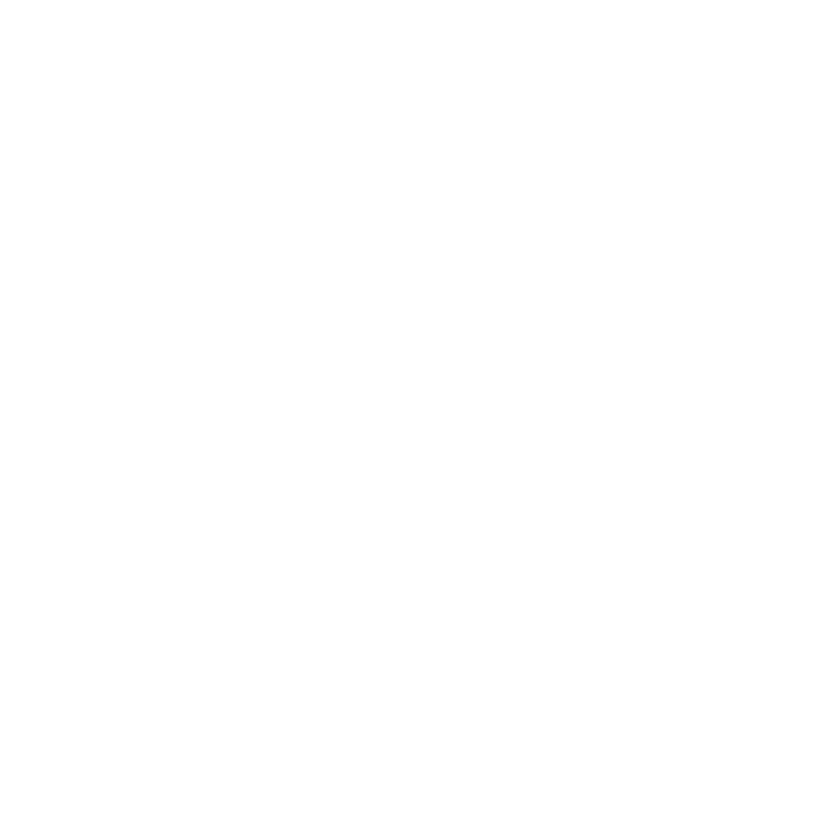 Split Diagonal Smartphone Logo #ffffff