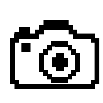 Pixel Art Camera Logo