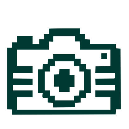 Pixel Camera Logo #003932