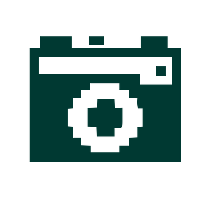 Pixel Camera Logo #003932