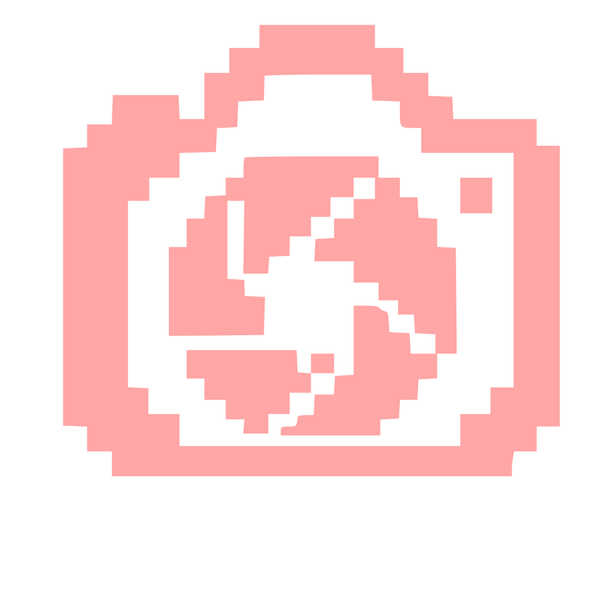Pixel Camera Lens Logo #ffa6a6