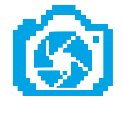 Pixel Camera Lens Logo #00a3e4