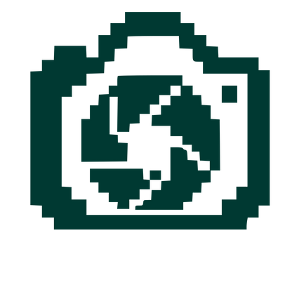 Pixel Camera Lens Logo #003932