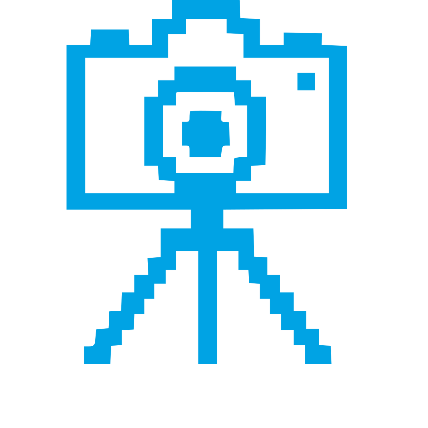 Pixel Camera Tripod Logo #00a3e4