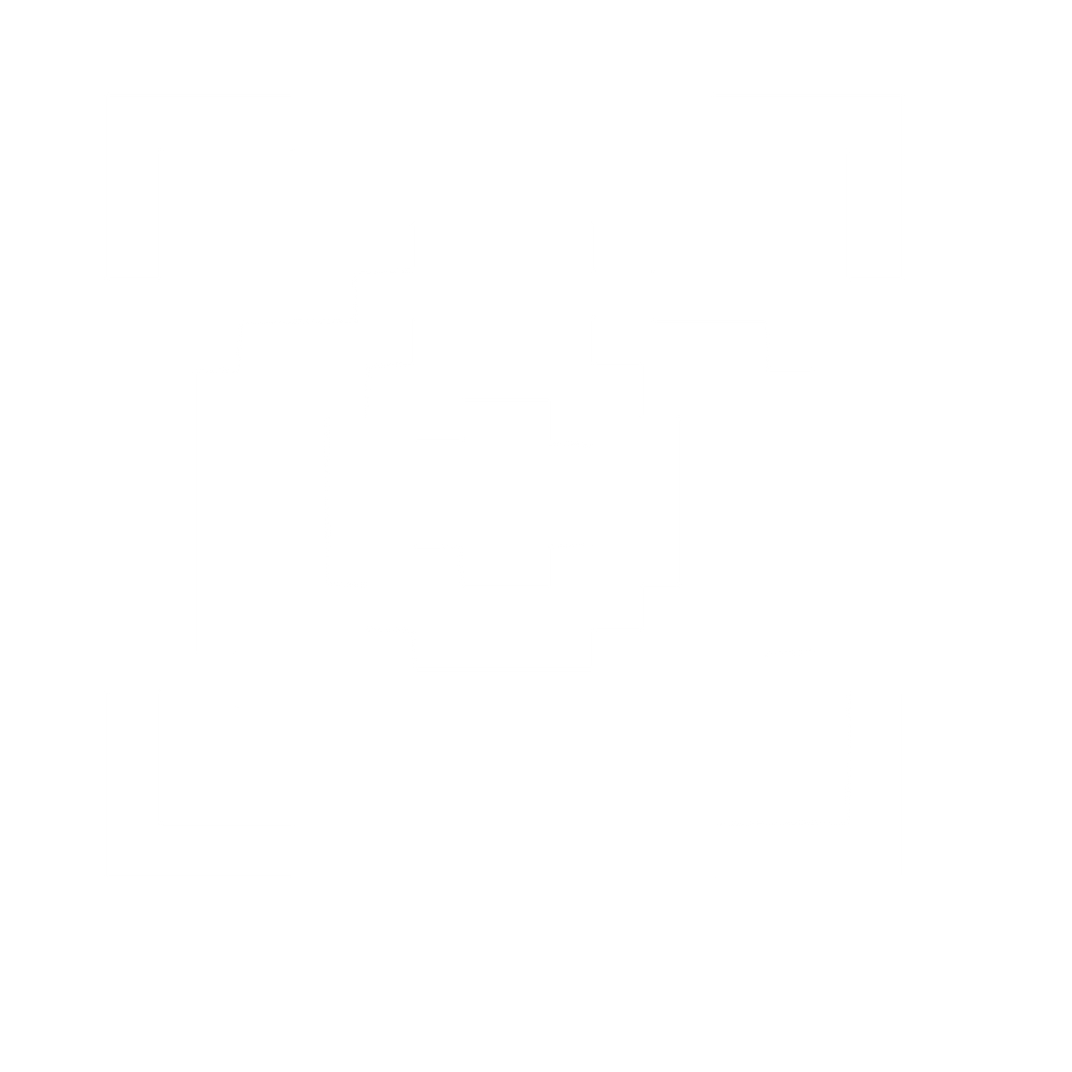 Pixel Camera Focus Logo #ffffff