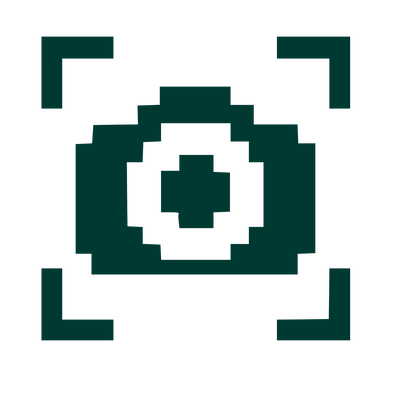 Pixel Camera Focus Logo #003932