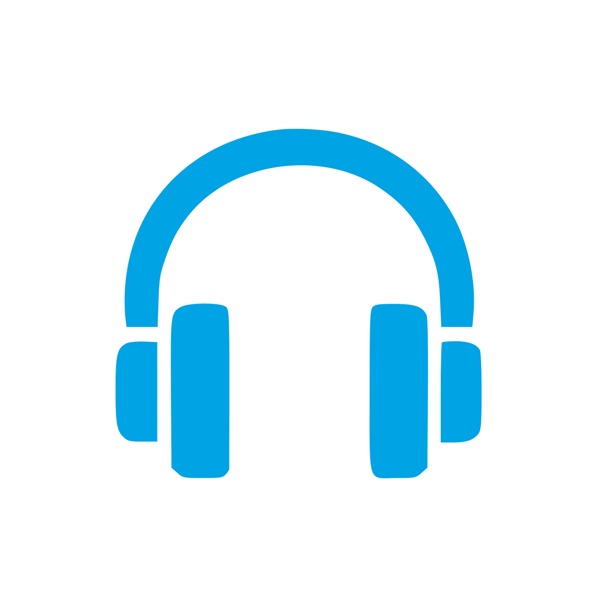 Bold Headphones Logo #00a3e4