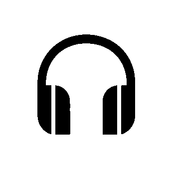 Headphones Bold Logo