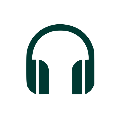 Headphones Bold Logo #003932