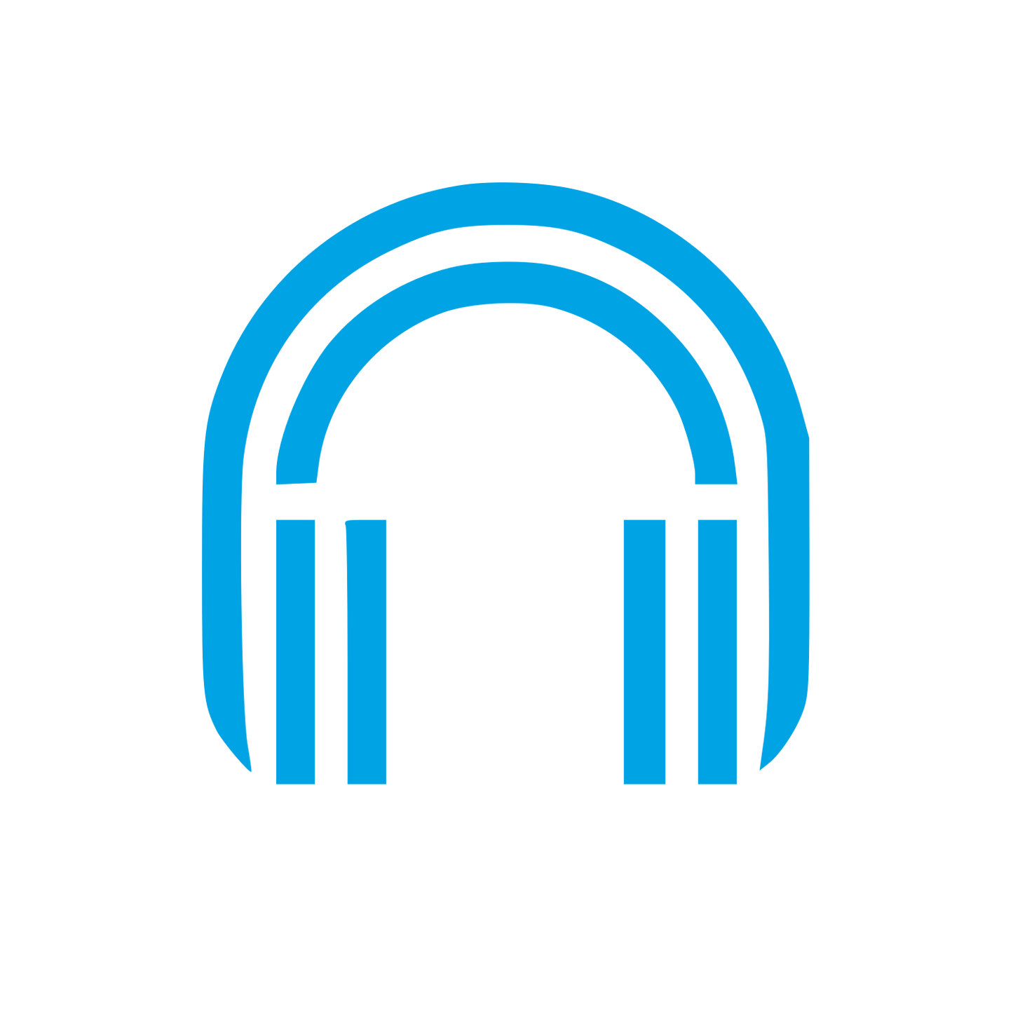 Swiss Style Headphones Logo #00a3e4