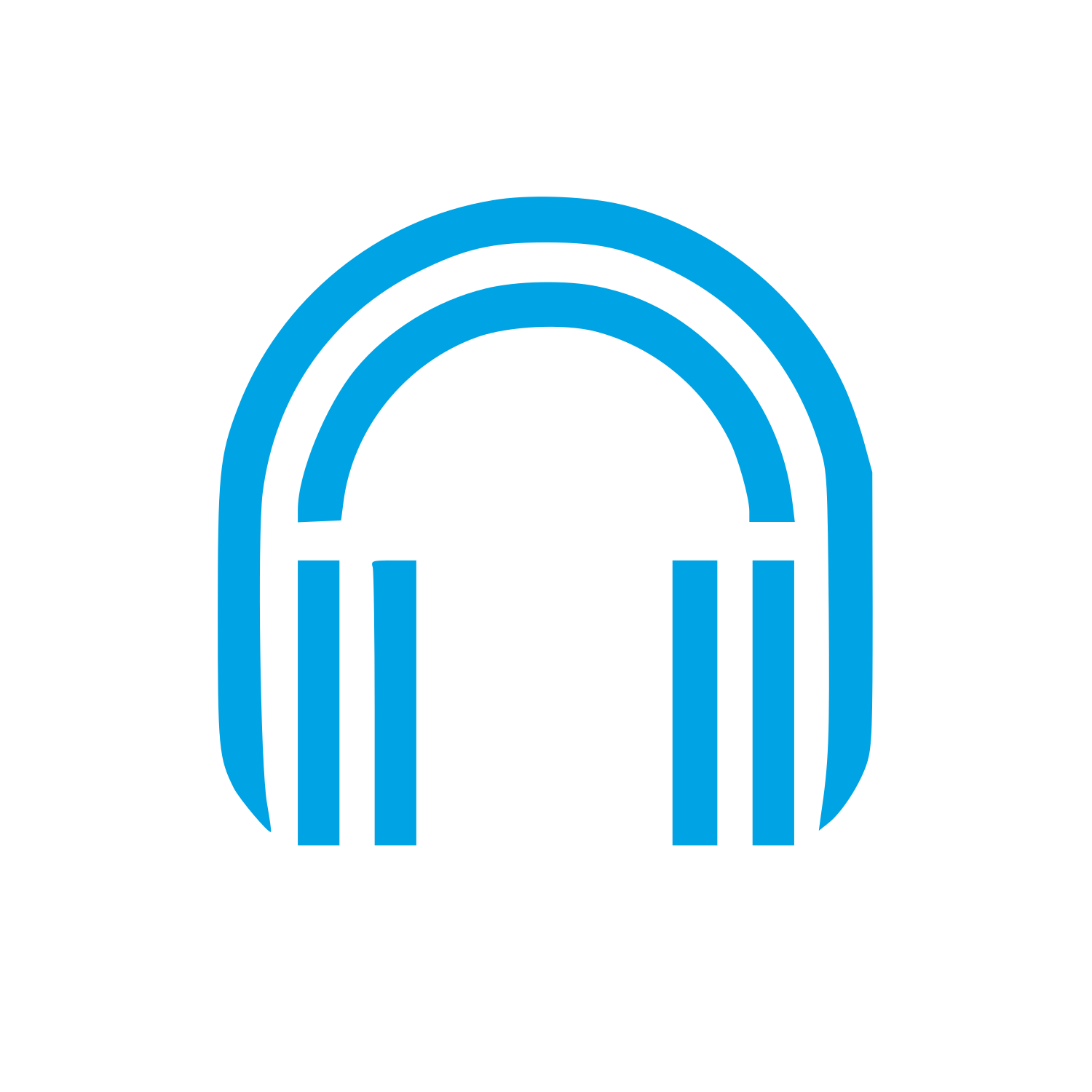 Swiss Style Headphones Logo #00a3e4