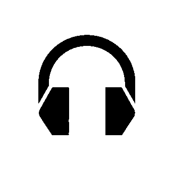Headphones Bold Logo
