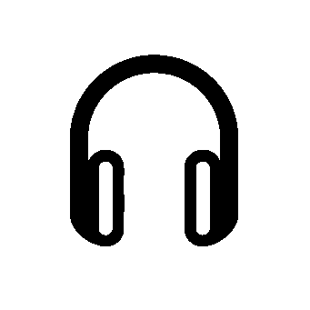 Headphones Monoline Logo
