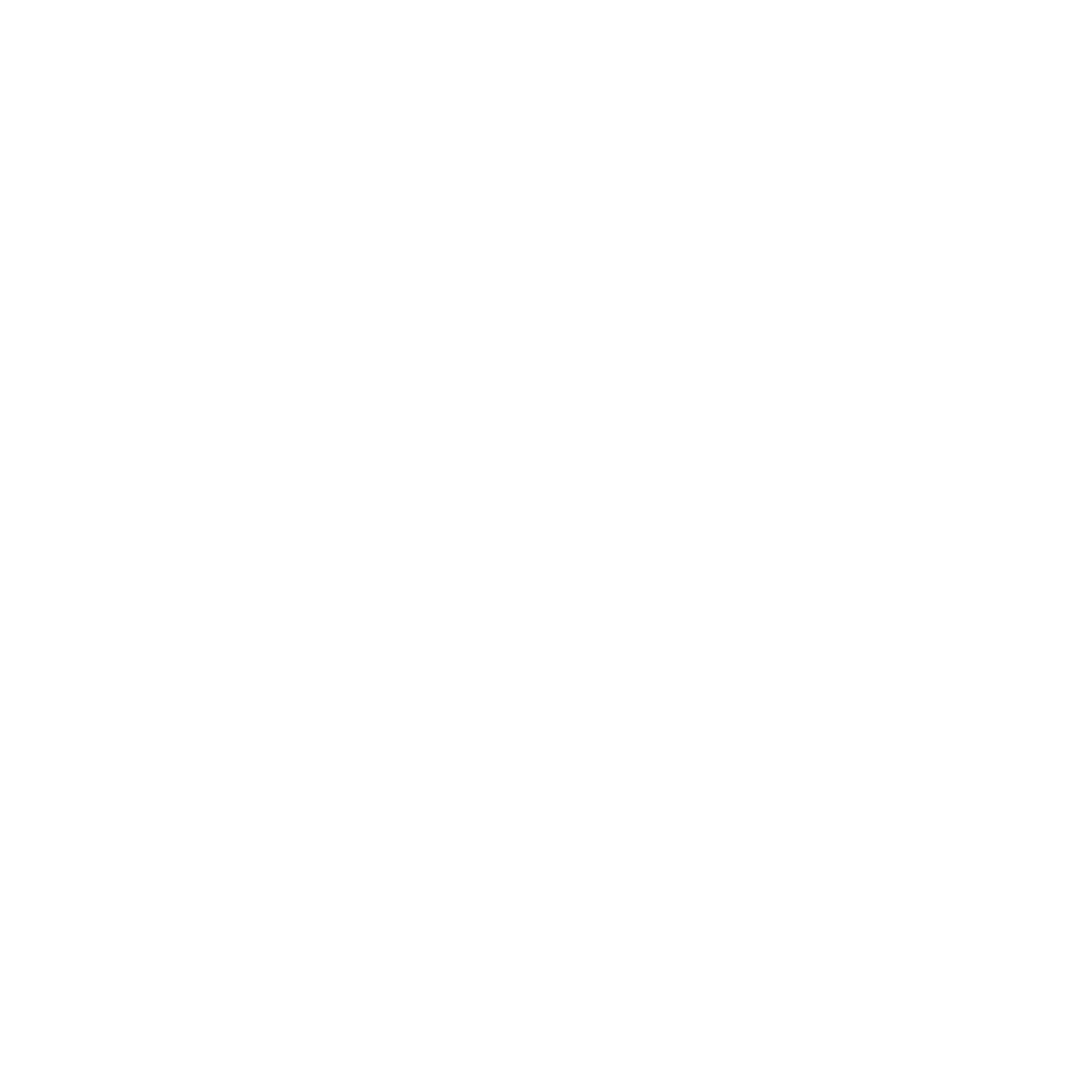 Headphones Monoline Logo #ffffff