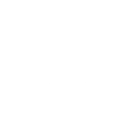 Headphones Monoline Logo #ffffff