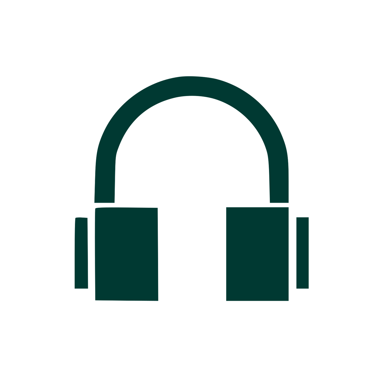 Headphones Audio Logo #003932