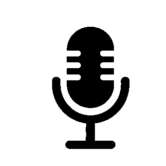 Retro Microphone Pictogram Logo