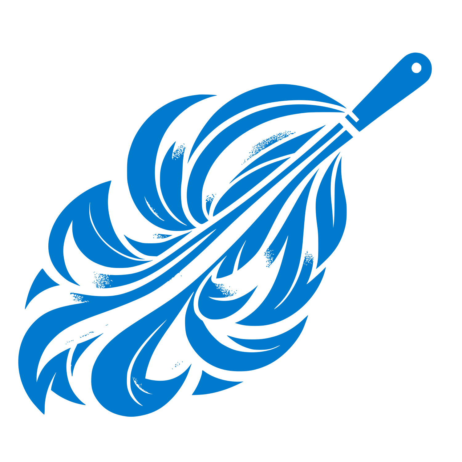 Feather Cleaning Logo #007ACC
