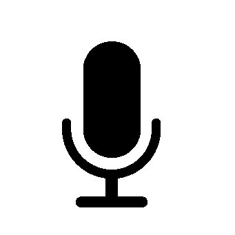 Microphone Stand Pictogram Logo
