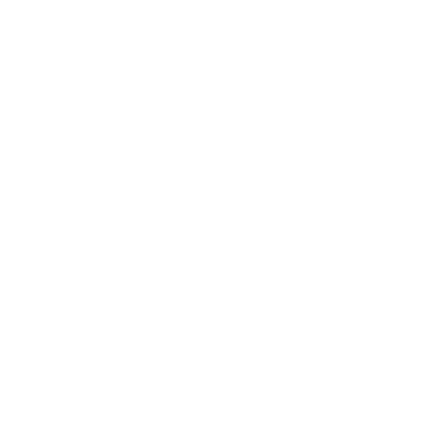 Microphone Stand Pictogram Logo #ffffff