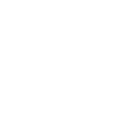 Microphone Stand Pictogram Logo #ffffff