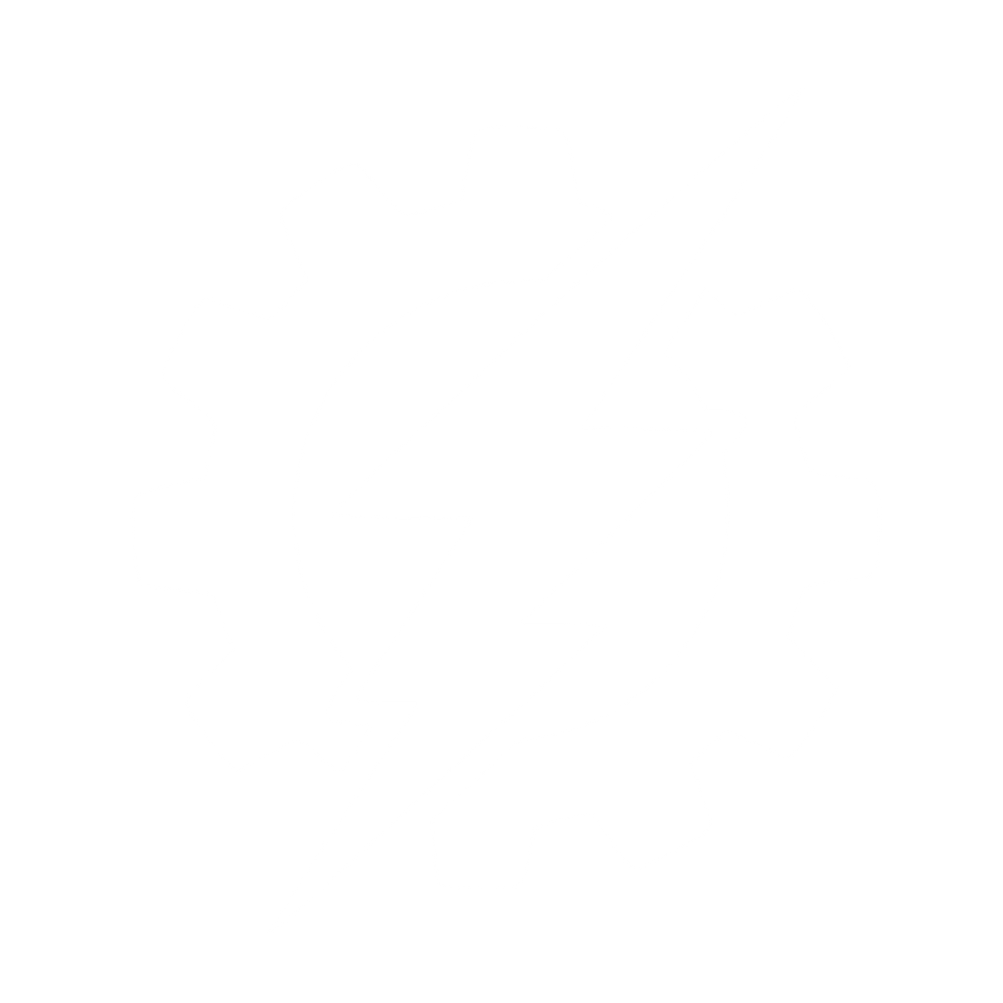 Lightning Bolt Gear Logo #ffffff