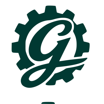 Letter G Gear Logo #003932