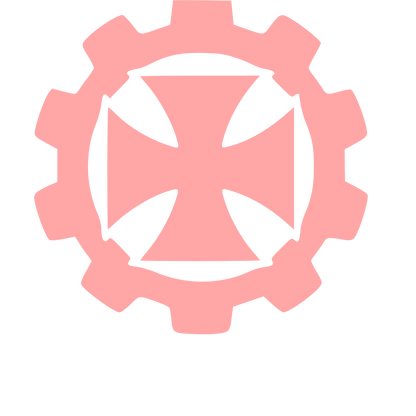 Iron Cross Gear Logo #ffa6a6