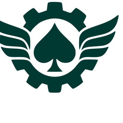 Spade Gear Wings Logo #003932