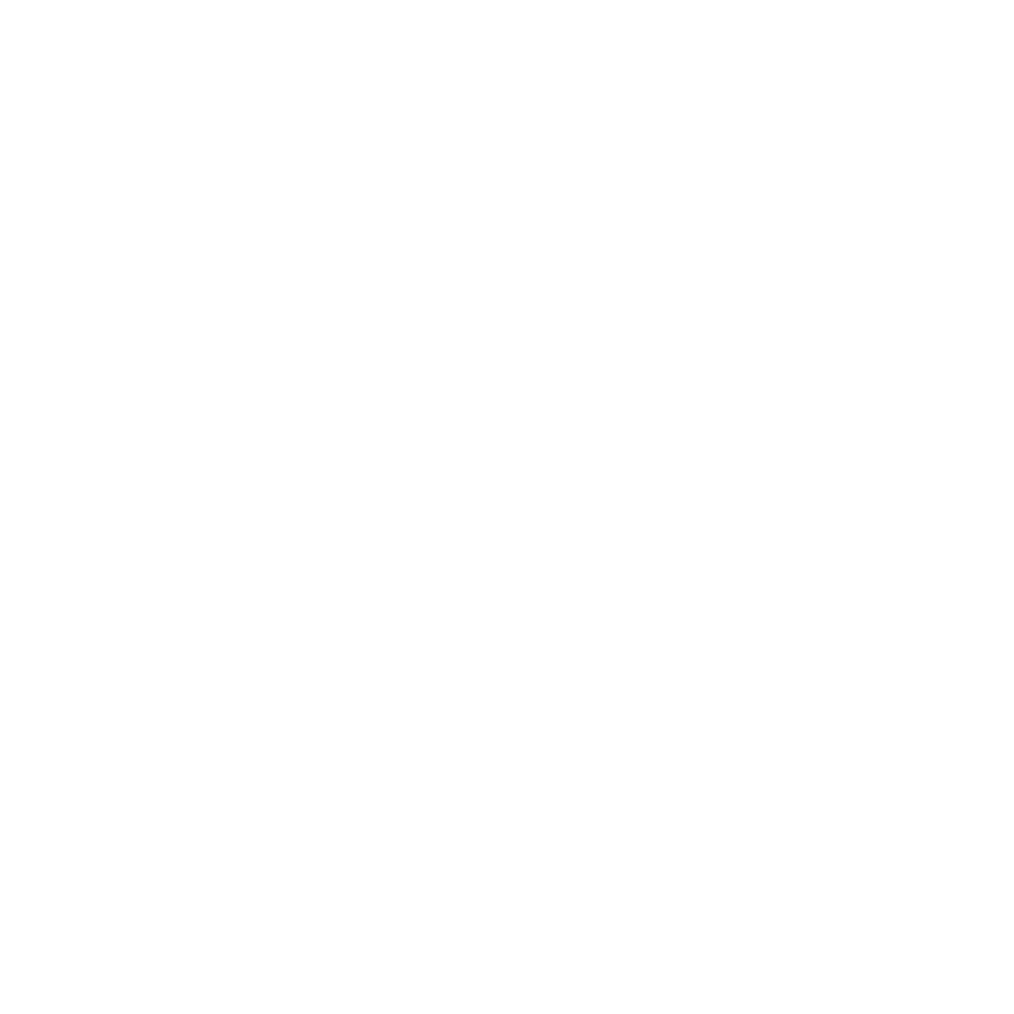 Lightning Bolt Riso Print Logo #ffffff