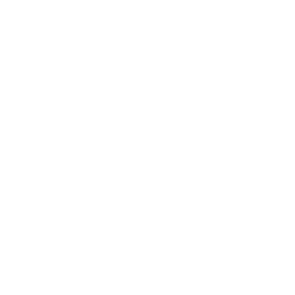 Lightning Bolt Riso Print Logo #ffffff