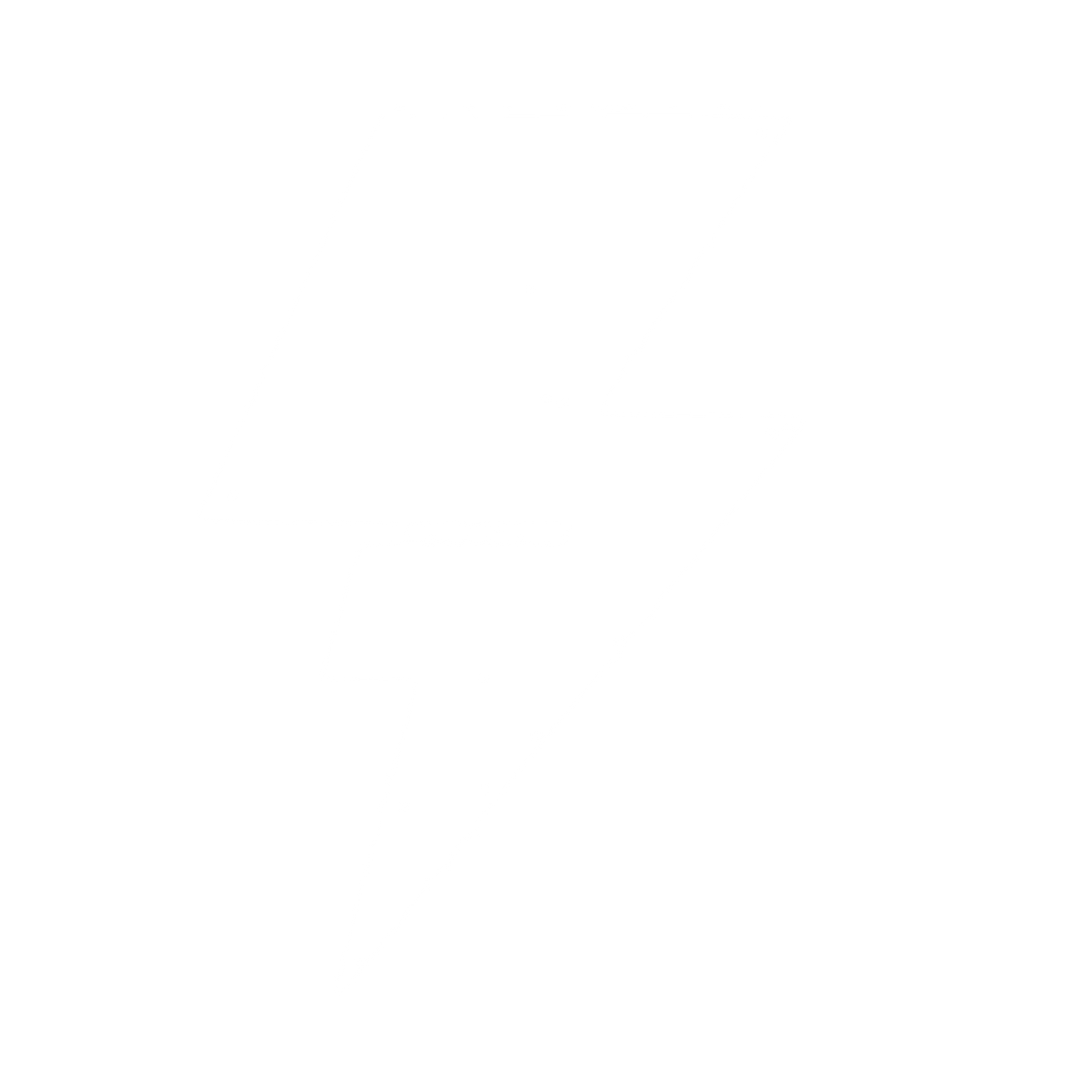 Riso Print Lightning Bolt Logo #ffffff