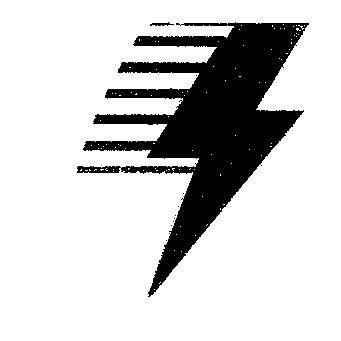 Riso Print Lightning Bolt Logo