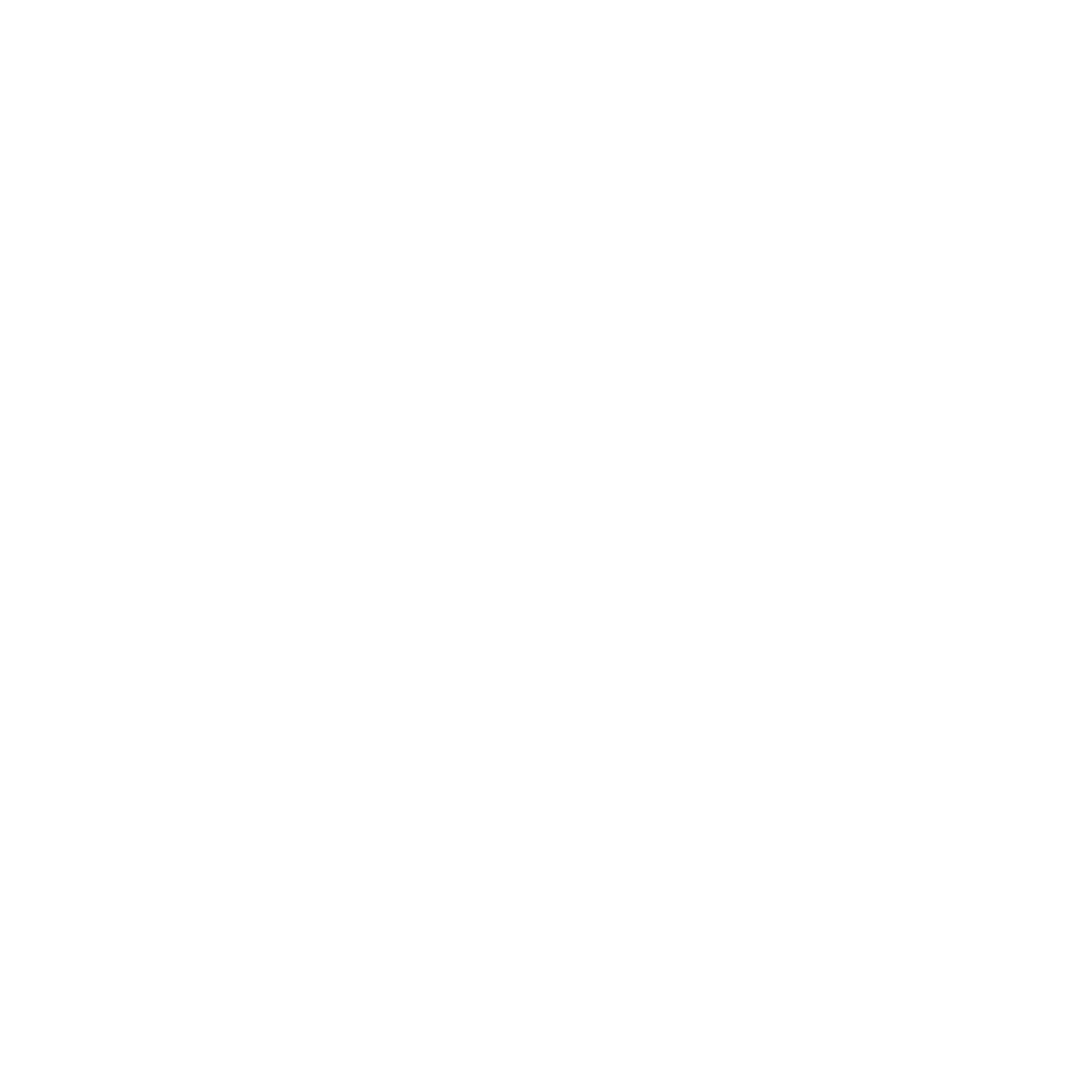 Lightning Bolt Strike Logo #ffffff