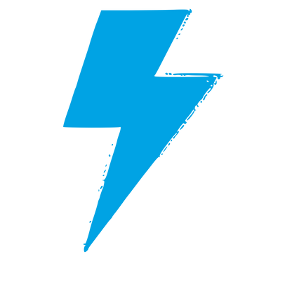 Lightning Bolt Strike Logo #00a3e4