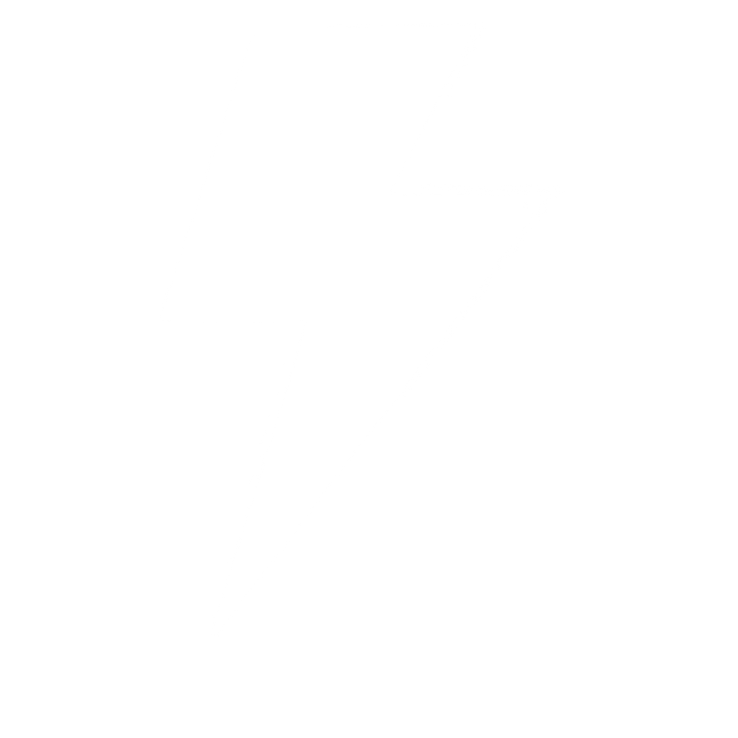 Lightning Bolt Strike Logo #ffffff