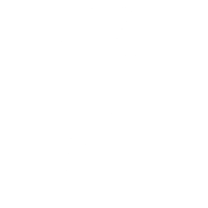 Lightning Bolt Strike Logo #ffffff