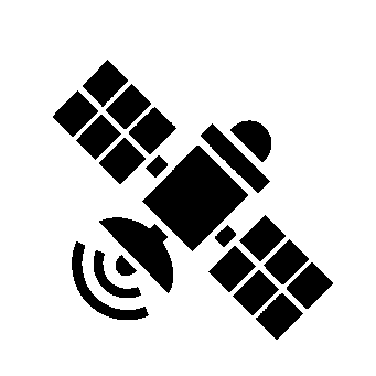 Bold Geometric Satellite Logo