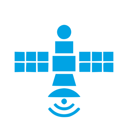 Satellite Eye Signal Logo #00a3e4