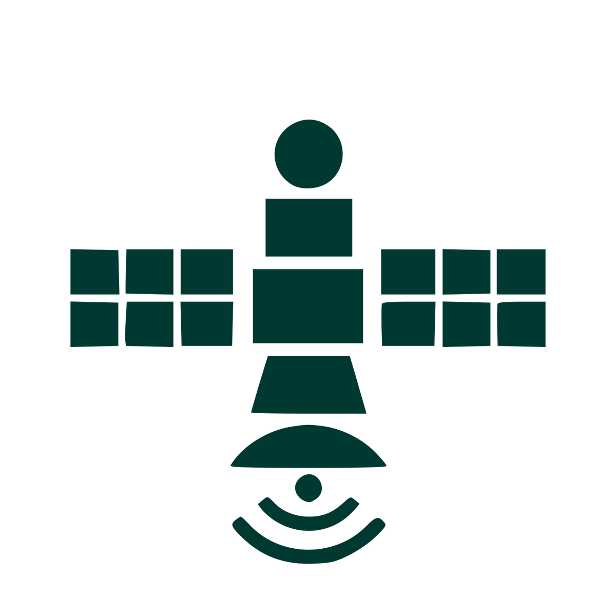 Satellite Eye Signal Logo #003932