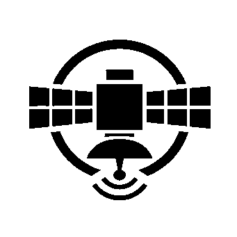 Bold Geometric Satellite Logo