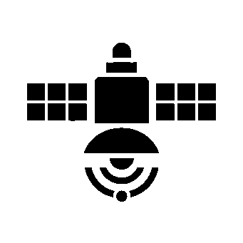 Geometric Satellite Logo