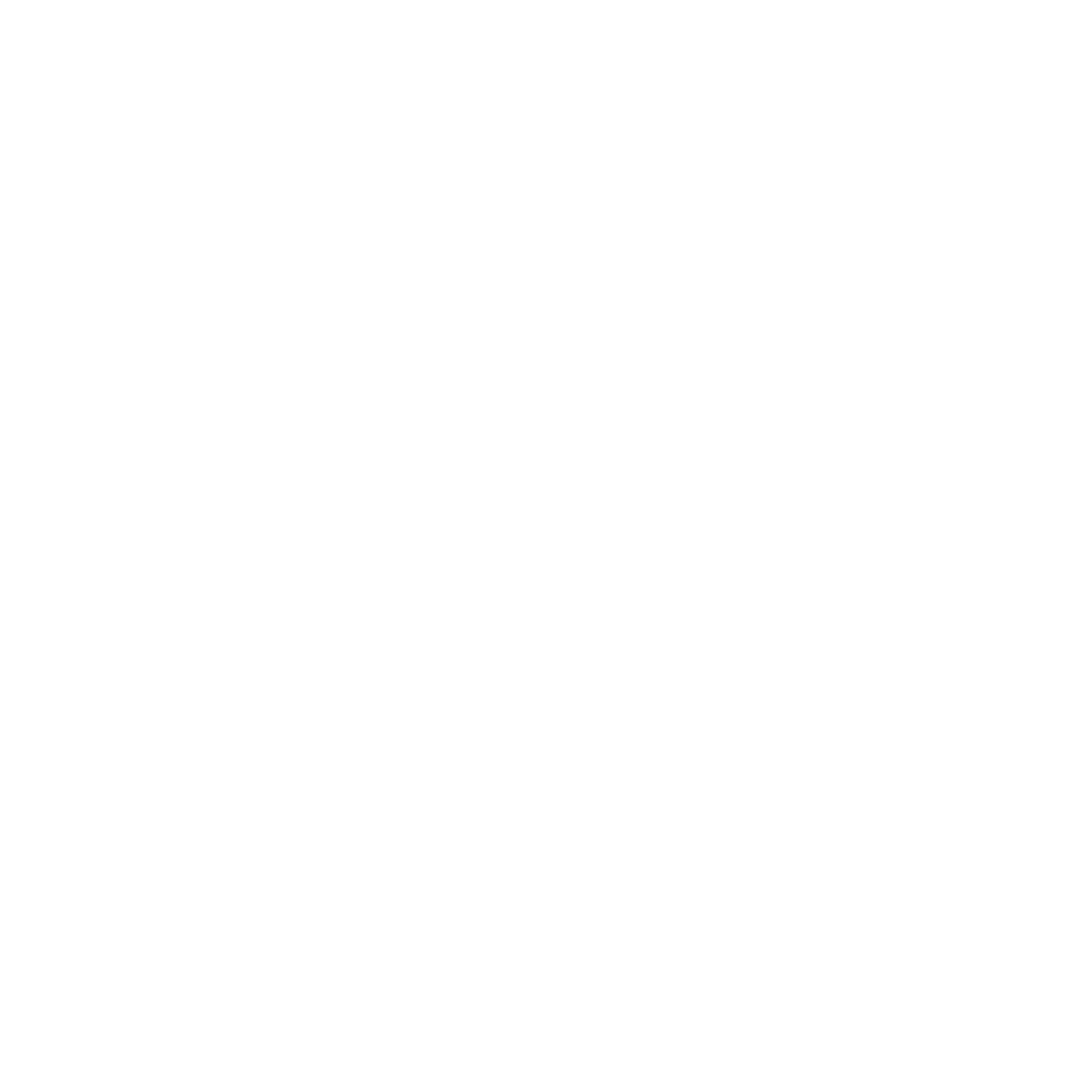 Satellite Orbit Circle Logo #ffffff