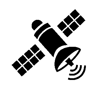 Satellite Signal Transmission Logo