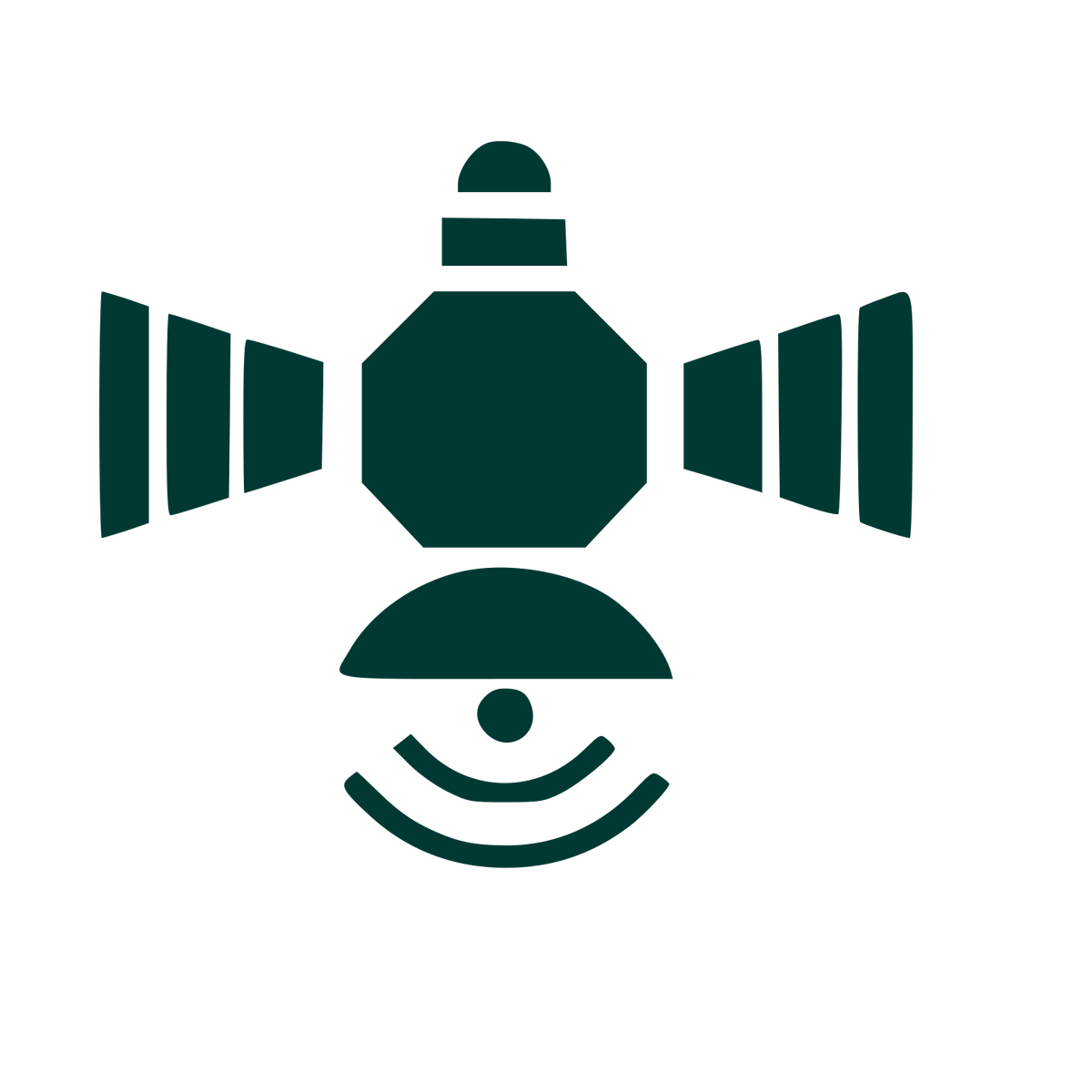Satellite Eye Surveillance Logo #003932