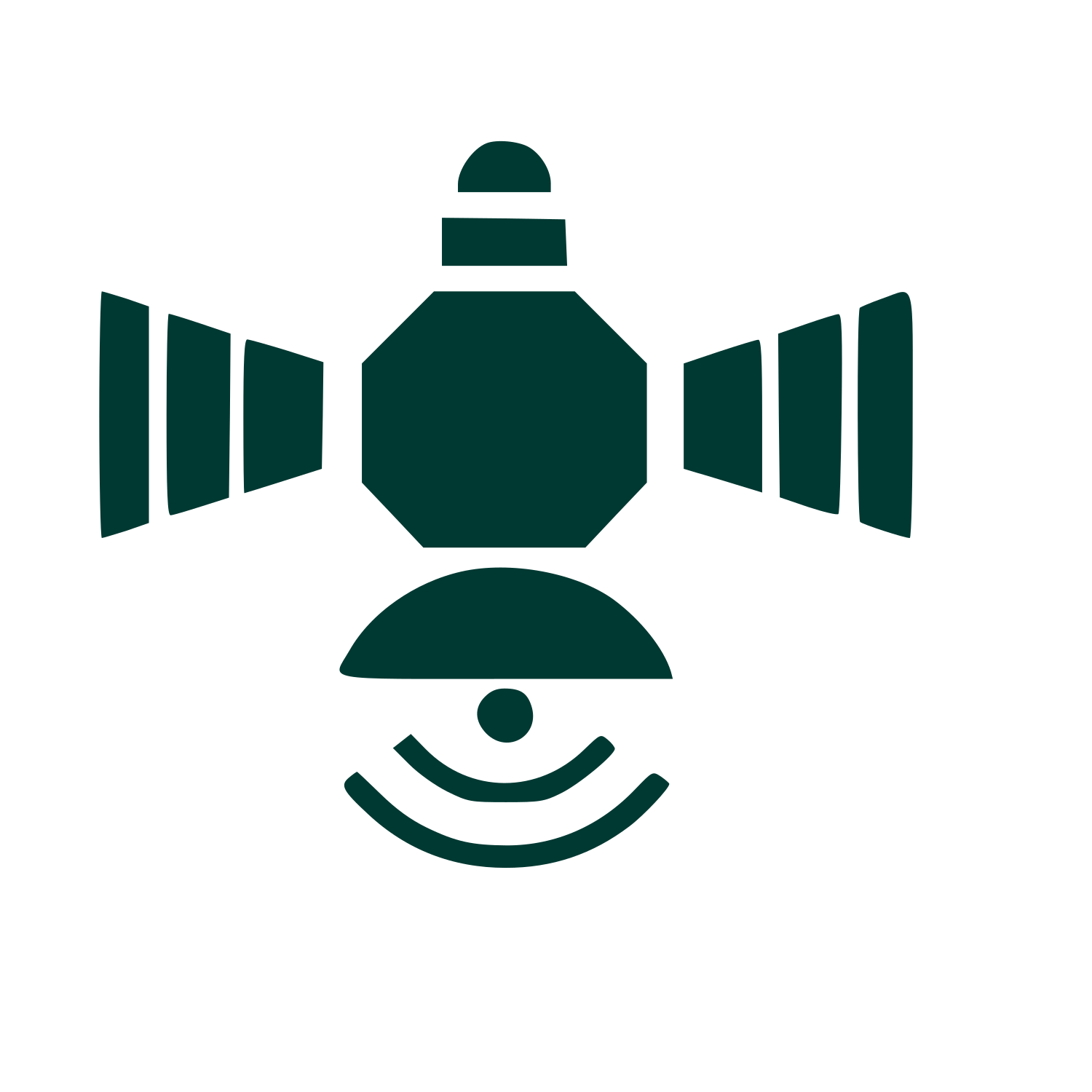 Satellite Eye Surveillance Logo #003932