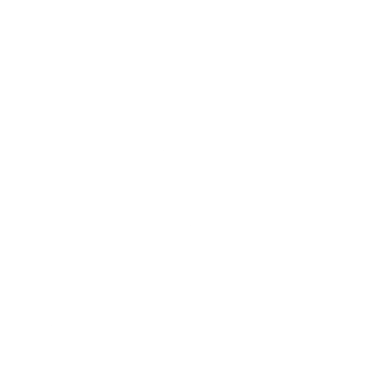Mountain Pizza Slice Logo #ffffff