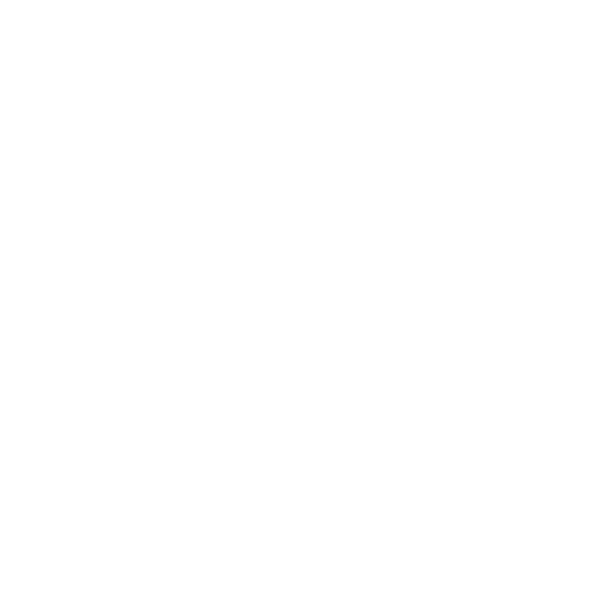 Pizza Slice Circle Logo #ffffff