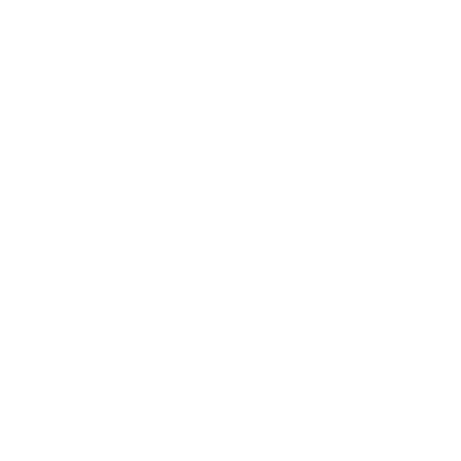 Pizza Slice Circle Logo #ffffff