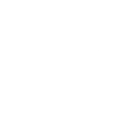 Pizza Slice Shield Logo #ffffff